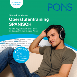 Hörbuch PONS Spanisch Oberstufentraining  - Autor Verónica Ojeda de Weinstein   - gelesen von Schauspielergruppe