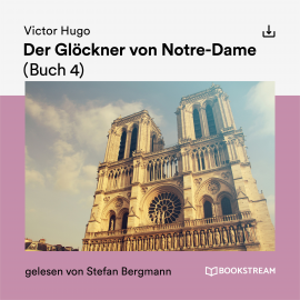 Hörbuch Der Glöckner von Notre-Dame (Buch 4)  - Autor Victor Hugo   - gelesen von Stefan Bergmann