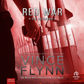 Hörbuch Red War  - Autor Vince Flynn   - gelesen von Josef Vossenkuhl