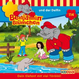 Hörbuch Benjamin Blümchen, Folge 114: Benjamin und der Delfin  - Autor Vincent Andreas   - gelesen von Schauspielergruppe