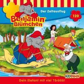 Hörbuch Benjamin Blümchen, Folge 120: Der Zeltausflug  - Autor Vincent Andreas   - gelesen von Schauspielergruppe