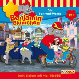 Hörbuch Benjamin Blümchen, Folge 121: Die Fahrrad-Wette  - Autor Vincent Andreas   - gelesen von Schauspielergruppe