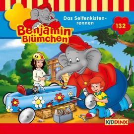 Hörbuch Benjamin Blümchen, Folge 132: Das Seifenkistenrennen  - Autor Vincent Andreas   - gelesen von Schauspielergruppe