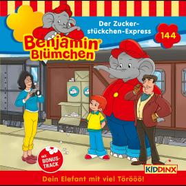 Hörbuch Benjamin Blümchen, Folge 144: Der Zuckerstückchen-Express  - Autor Vincent Andreas   - gelesen von Schauspielergruppe