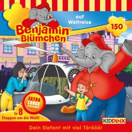 Hörbuch Benjamin Blümchen, Folge 150: Benjamin auf Weltreise  - Autor Vincent Andreas   - gelesen von Schauspielergruppe