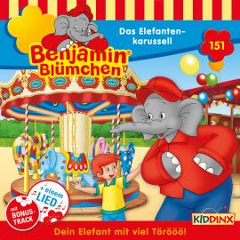 Hörbuch Benjamin Blümchen, Folge 151: Das Elefantenkarussell  - Autor Vincent Andreas   - gelesen von Schauspielergruppe
