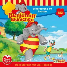Hörbuch Benjamin Blümchen, Folge 152: Schatzsuche im Zoosee  - Autor Vincent Andreas   - gelesen von Schauspielergruppe