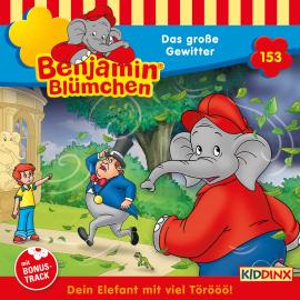 Hörbuch Benjamin Blümchen, Folge 153: Das große Gewitter  - Autor Vincent Andreas   - gelesen von Schauspielergruppe