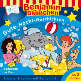 Hörbuch Benjamin Blümchen, Gute-Nacht-Geschichten, Folge 11: Badespaß im Zoo  - Autor Vincent Andreas   - gelesen von Schauspielergruppe