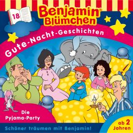 Hörbuch Benjamin Blümchen, Gute-Nacht-Geschichten, Folge 18: Die Pyjama-Party  - Autor Vincent Andreas   - gelesen von Schauspielergruppe