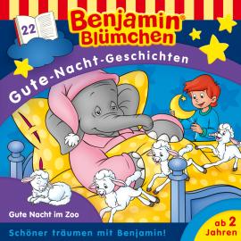 Hörbuch Benjamin Blümchen, Gute-Nacht-Geschichten, Folge 22: Gute Nacht im Zoo  - Autor Vincent Andreas   - gelesen von Schauspielergruppe