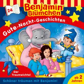 Hörbuch Benjamin Blümchen, Gute-Nacht-Geschichten, Folge 24: Der Traumwichtel  - Autor Vincent Andreas   - gelesen von Schauspielergruppe
