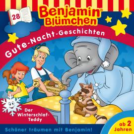 Hörbuch Benjamin Blümchen, Gute-Nacht-Geschichten, Folge 28: Der Winterschlaf-Teddy  - Autor Vincent Andreas   - gelesen von Schauspielergruppe