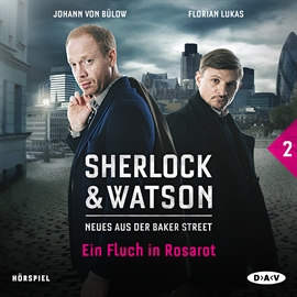 Hörbuch Sherlock & Watson. Neues aus der Baker Street 2 - Ein Fluch in Rosarot  - Autor Viviane Koppelmann   - gelesen von Schauspielergruppe