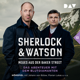 Hörbuch Sherlock & Watson - Neues aus der Baker Street, Band 13: Das Abenteuer mit dem Blutdiamanten  - Autor Viviane Koppelmann   - gelesen von Schauspielergruppe