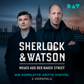 Hörbuch Sherlock & Watson - Neues aus der Baker Street, Die komplette dritte Staffel: Folgen 11-15  - Autor Viviane Koppelmann   - gelesen von Schauspielergruppe