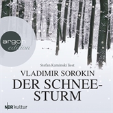 Hörbuch Der Schneesturm  - Autor Vladimir Sorokin   - gelesen von Stefan Kaminski