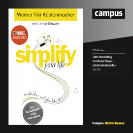 Hörbuch simplify your life  - Autor Werner Tiki Küstenmacher   - gelesen von Schauspielergruppe