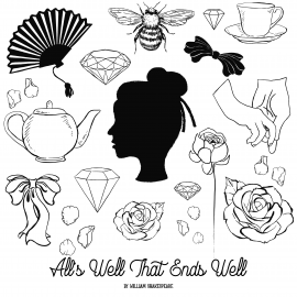 Hörbuch All's Well That Ends Well  - Autor William Shakespeare   - gelesen von Tony Addison