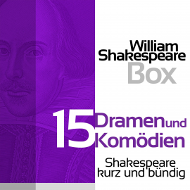 Hörbuch William Shakespeare: 15 Dramen und Komödien  - Autor William Shakespeare   - gelesen von Jürgen Fritsche