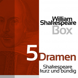 Hörbuch William Shakespeare: 5 Dramen  - Autor William Shakespeare   - gelesen von Jürgen Fritsche