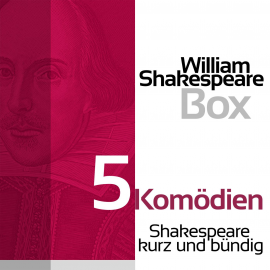 Hörbuch William Shakespeare: 5 Komödien  - Autor William Shakespeare   - gelesen von Jürgen Fritsche
