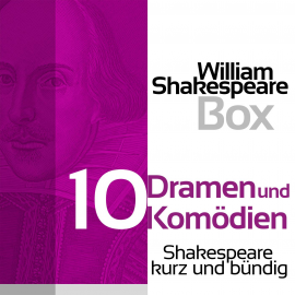 Hörbuch William Shakespeare Box: Zehn Dramen und Komödien  - Autor William Shakespeare   - gelesen von Jürgen Fritsche