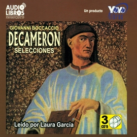Audiolibro Decameron - Selecciones  - autor Giovanni Bocaccio   - Lee LAURA GARCÍA - acento latino