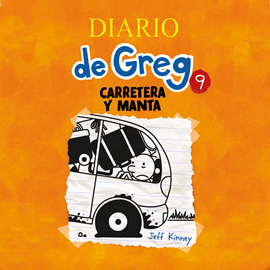 Audiolibro Carretera y manta (Diario de Greg 9)  - autor Jeff Kinney   - Lee Marta García