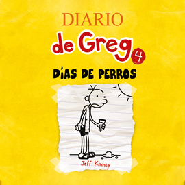 Audiolibro Días de perros (Diario de Greg 4)  - autor Jeff Kinney   - Lee Marta García