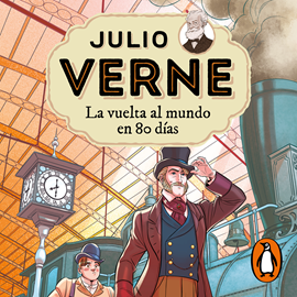 Audiolibro La vuelta al mundo en 80 días  - autor Julio Verne   - Lee Íñigo Montero