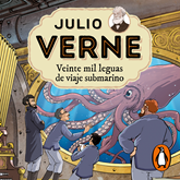 Audiolibro Veinte mil leguas de viaje submarino  - autor Julio Verne   - Lee Íñigo Montero