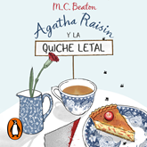 Audiolibro Agatha Raisin y la quiche letal (Agatha Raisin 1)  - autor M.C. Beaton   - Lee Raquel Jalón
