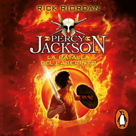 Audiolibro La batalla del laberinto (Percy Jackson y los dioses del Olimpo 4)  - autor Rick Riordan   - Lee David García
