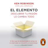 Audiolibro El elemento  - autor Sir Ken Robinson;Lou Aronica   - Lee Carles Lladó Zaro