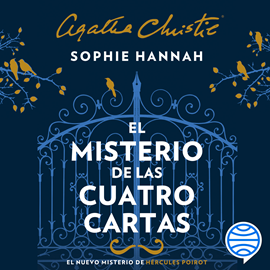 Audiolibro El misterio de las cuatro cartas  - autor Sophie Hannah   - Lee Juan Miguel Díez