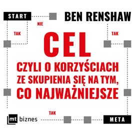 Audiobook Cel, czyli o korzyściach ze skupienia się na tym, co najważniejsze  - autor Ben Renshaw   - czyta Wojciech Masiak