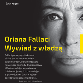 Audiobook Wywiad z władzą  - autor Oriana Fallaci   - czyta zespół aktorów