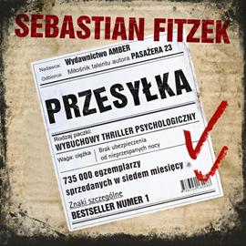 Audiobook Przesyłka  - autor Sebastian Fitzek   - czyta Andrzej Hausner