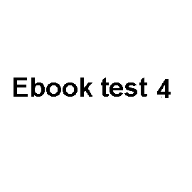 Audiobook Ebook test 4  