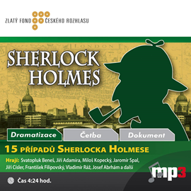 Audiokniha 15 případů Sherlocka Holmese  - autor Rudolf Čechura;Miroslav Šlapal   - interpret skupina hercov