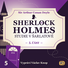 Audiokniha Studie v šarlatové – 5. část  - autor Arthur Conan Doyle   - interpret Václav Knop