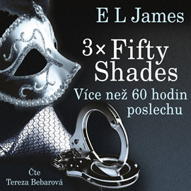 Audiokniha 3x Padesát odstínů  - autor E L James   - interpret Tereza Bebarová