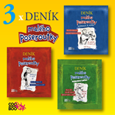 Audiokniha 3x Deník malého poseroutky  - autor Jeff Kinney   - interpret Václav Kopta