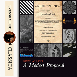 Sesli kitap A Modest Proposal  - yazar Jonathan Swift   - seslendiren John Gonzales
