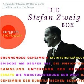 Sesli kitap Die Stefan Zweig Box  - yazar Stefan Zweig   - seslendiren Stefan Zweig